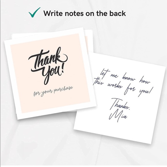 NEW Posh Package "Thank You!" Gift Wrap Shipping Set - Stickers & Cards! - Picture 5 of 9